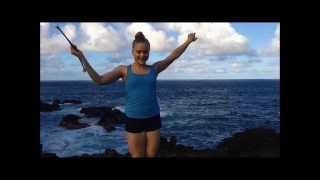 Baton Twirling in Hawaii  Annabel McAtee [upl. by Eaneg]