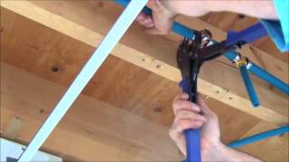 How to Install Pex Pipe Waterlines in Your Home Part 2 Plumbing Tips [upl. by Ahsieka]