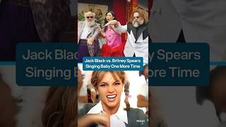 Jack Black vs Britney Spears Singing Baby One More Time [upl. by Aeslehs]