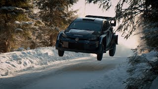 TEST Rally Sweden 2024  L Bertelli  S Scattolin amp A Franco  Toyota Yaris Rally1 [upl. by Ecnatsnok]