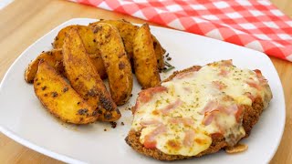 Milanesa a la napolitana con papas al horno [upl. by Matuag924]