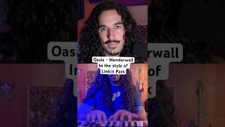 Oasis  Wonderwall in the style of Linkin Park linkinpark oasis shorts [upl. by Adnar262]