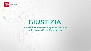 Cancelleria Giustizia  Open Toscana  Tutorial [upl. by Pascia]