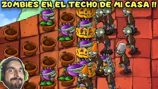 ZOMBIES EN EL TECHO DE MI CASA   Plants VS Zombies con Pepe el Mago 8 [upl. by Anora]