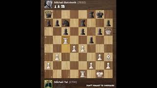 Mikhail Tal vs Mikhail Botvinnik • Storm of the Century 1960 [upl. by Schoening]