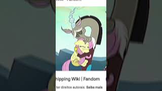 fluttershy x discórdia mylittlepony fluttershy discord mlp memeshorts meme animation capcut [upl. by Yrral]