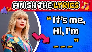 FINISH THE LYRICS  Most Popular viral Tik Tok Songs of 20222023  Music Quiz [upl. by Sesylu]