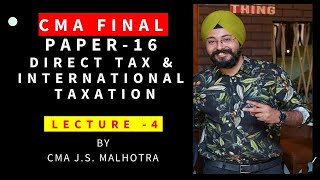 CMA Final Direct Tax Lecture 4  Tax Rates  Surcharge  Marginal Relief [upl. by Emrich612]