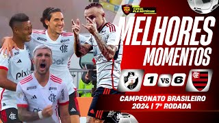 FLAMENGO HUMILHA VASCO E METE UMA GOLEADA DE 61 MELHORES MOMENTOS [upl. by Grenier]