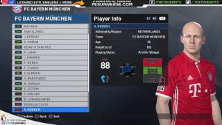 TTB PES 2017  PES Universe Option File V30 Overview [upl. by Nicolais642]