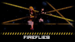 MMD  RWBY   Fireflies [upl. by Aerdnaxela]