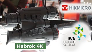 NEW Hikmicro Habrok 4K MultiSpectrum Binoculars  IWA 2024 Report [upl. by Zimmer]