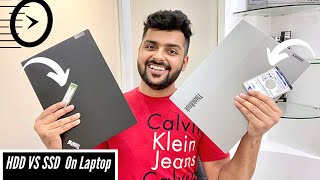 HDD Laptop vs SSD Laptop  HDD vs SSD Differences Explained [upl. by Nivrac]