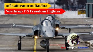 เครื่องบินรบเบาเหนือเสียง Northrop F5 Freedom Fighter [upl. by Thielen]