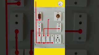 How to board wiring kaise kareboardwiring kaise kare 4Socket 3switch wiring kaise kare electrical [upl. by Ahsatin]