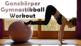 Gymnastikball Workout  Übungen für den ganzen Körper  Melanie [upl. by Udale]