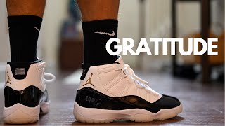 Air Jordan 11 quotGratitudequot Review amp on Feet [upl. by Greenlee]