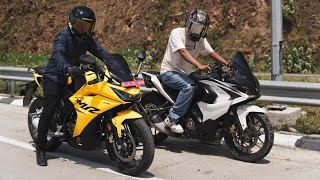 Karizma XMR VS Pulsar RS200  The Wait is Over [upl. by Ahsuatal]