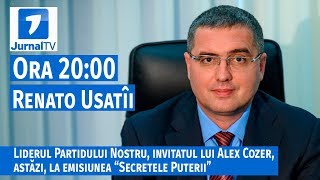 Renato Usatîi invitatul lui Alex Cozer la emisiunea quotSecretele Puteriiquot de la Jurnal TV [upl. by Schilit802]