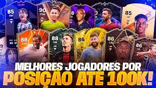 FC 24  🔥 MELHORES JOGADORES BONS E BARATOS ATÉ 100K POR POSIÇÃO  LINKER [upl. by Nohshan]