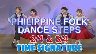 Folk Dance Steps  24 amp 34 Time Signature  Physical Education  Dance Steps amp Countings [upl. by Kurzawa]