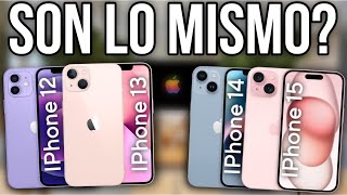 🆚 iPhone 12 vs 13 ó 14 vs 15 ¿Cuál es mejor compra [upl. by Nyleak396]