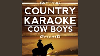 Grown Men Dont Cry Karaoke Version Originally Performed By Tim McGraw [upl. by Kitchen885]