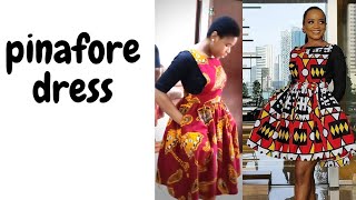 Pinafore dress tutorial  DIY [upl. by Iahk202]