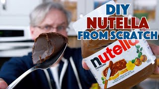 DIY Nutella Recipe Crema di Gianduja Ricetta amp Taste Off With Fake Nutella Brands [upl. by Etnomal]