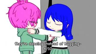 Saiki k characters Ai hugging  Gacha meme  Saiki meme  Hazelxc [upl. by Adnilym96]