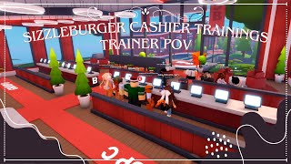 SizzleBurger V5 Trainings  Cashier Trainer POV  2 [upl. by Samuele243]