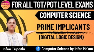 Prime ImplicantsEssential prime ImplicantsDigital Logic Design by Infee Maam [upl. by Doralynne418]