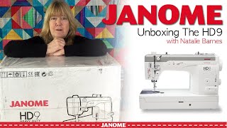 “Unboxing the Janome HD9 Professional” with Natalie Barnes of Beyond the Reef Patterns [upl. by Cammi]