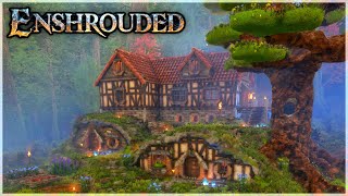 Enshrouded Building a Cozy Hobbit Forest House [upl. by Darej]