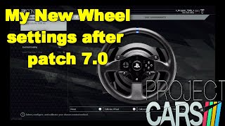 Project Cars Wheel Settings [upl. by Elleuqram]