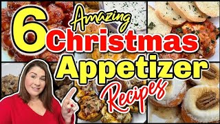 6 UNBELIEVABLE CHRISTMAS APPETIZER RECIPES  MUST TRY HOLIDAY PARTY Foods that are QUICK amp EASY [upl. by Willet]