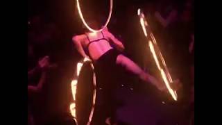 The Box London hula hoop lady show [upl. by Aicilla]