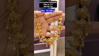 కేవలం 15gms కే Necklace Designs l Gold Necklaces l Latest Necklace Designs from 15 gms cmr viral [upl. by Romanas]