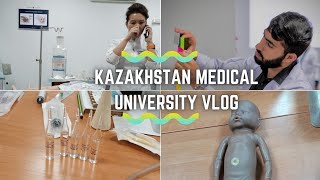 Kazakhstan Medical University Vlog Almaty Kazakhstan 🇰🇿 [upl. by Anma]