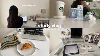 sub\study vlog 課題に追われる大学生の1日📂🖇️｜6時起き生活｜バイト👩🏻‍🍳｜uni life productive day of a Japanese student [upl. by Attekram]