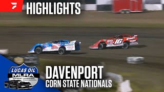 Corn State Nationals  Lucas Oil MLRA Late Models at Davenport Speedway 91424  Highlights [upl. by Irolav]