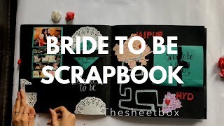 Bride To Be Scrapbook Part 2  Scrapbook Ideas [upl. by Limaa]