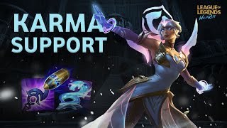 KARMA IS GOOD IN SEASON 12 WILDRIFTKARMA GAMEPLAY support wildrift karma [upl. by Yolane]