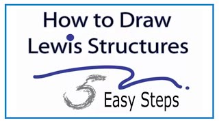 How to Draw Lewis Structures Five Easy Steps [upl. by Gwenn548]