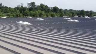 Commercial Metal Roof Cleaning in Beltsville MD [upl. by Ellenej]