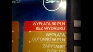 Instrukcja wypłaty euro z bankomatu Euronetu [upl. by Ahsiemal377]