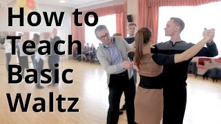 Workshop  How to do Basic Waltz for Beginners Ballroom Dance [upl. by Drofliw]