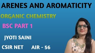 Arenes And Aromaticity Organic Chemistry Bsc part 1 Isomerism Of Benzene Derivative [upl. by Koehler803]