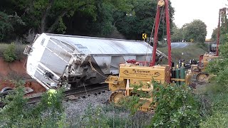 2b Derailment of Local CSX Train in Carlton GA CSX Abbeville Sub 05052016 ©mbmars01 [upl. by Estes]