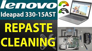 How to Perform Repaste Cleaning Service on Lenovo Ideapad 330 15AST Model 81D6 Laptop [upl. by Abeh]